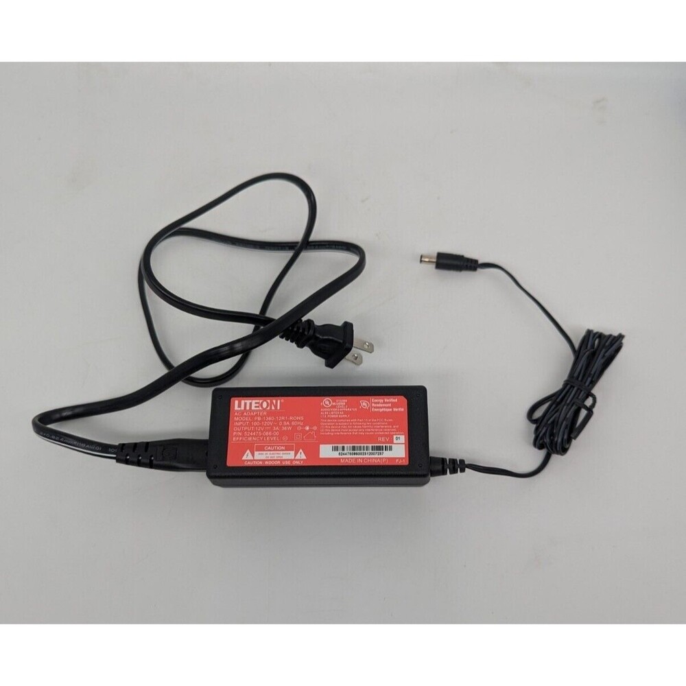 Genuine LiteOn Verizon FiOS AC Adapter Power Supply 12V PB-1360-12R1-ROHS
